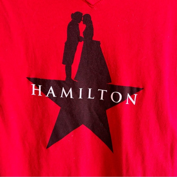 Hamilton Broadway Show Shirt .  Nice logo on the front. - Picture 3 of 10